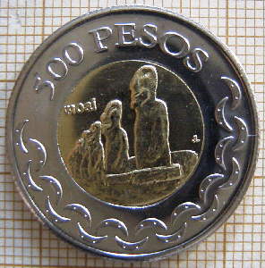 Moneda de Isla de Pascua - www.redestravel.com/chile