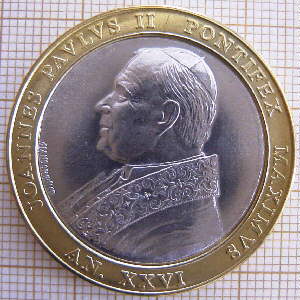 Medalla Visita Papal A Suiza 1981 Papa Juan Pablo Ii 